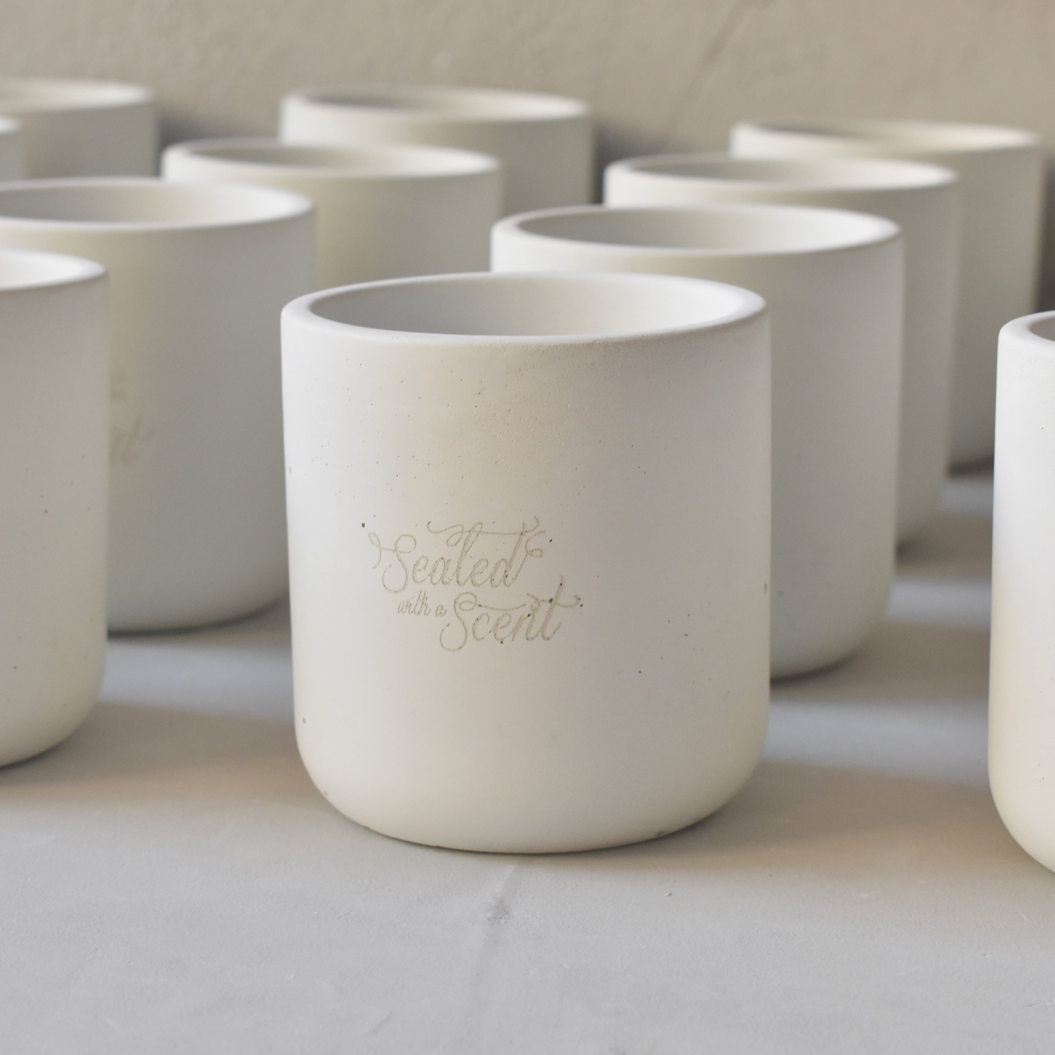 Magnus X - 300ml | Premium Handmade Concrete Candle Jar (Empty) for Candle Making Wholesale