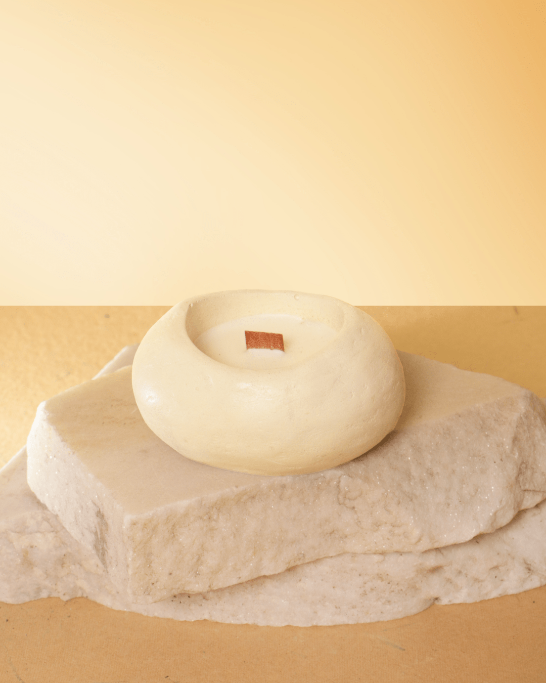 KASA - Stone Texture | Empty Concrete Candle Jar for Candle Making Wholesale | Set of 10