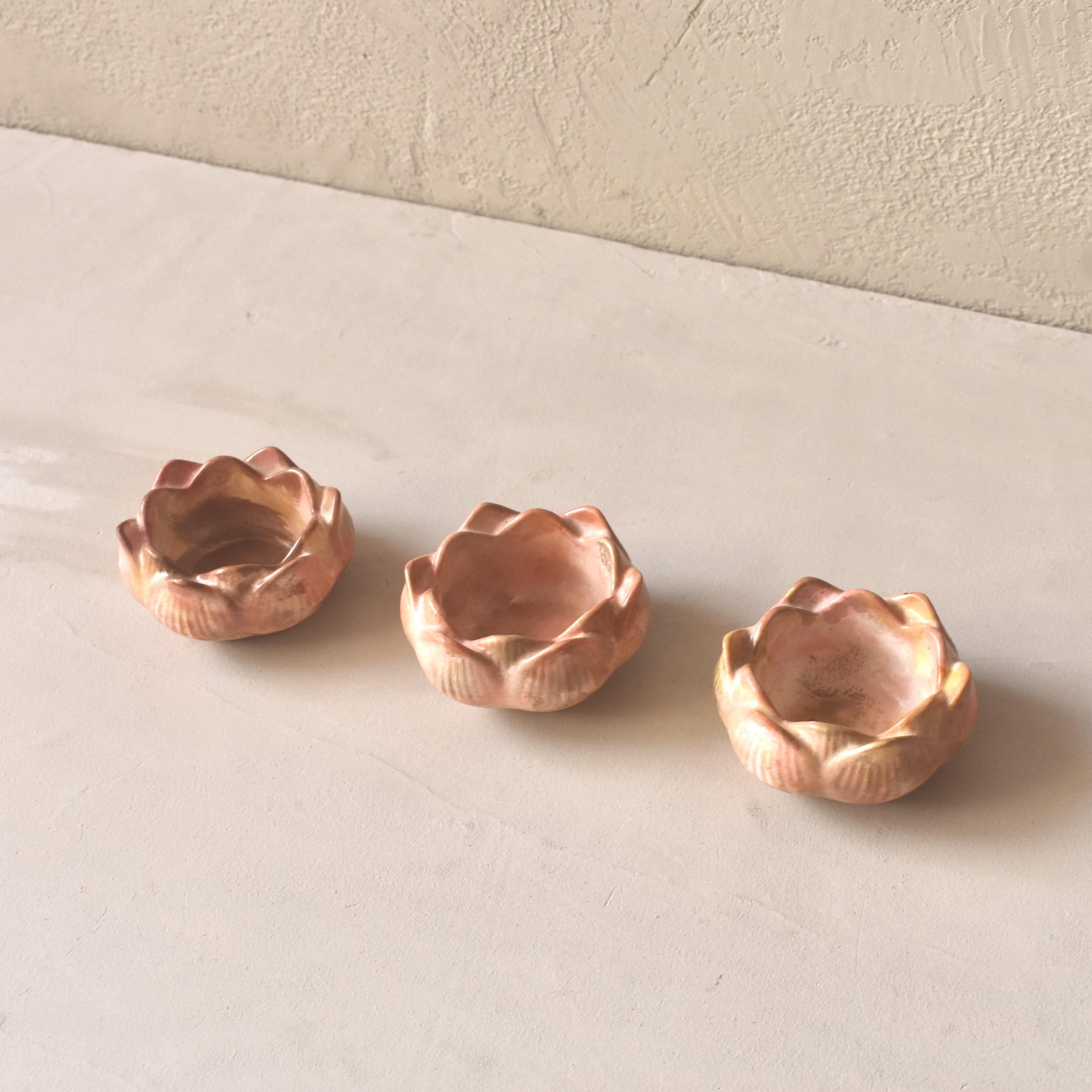 Lotus | 50ml | Croma Style | Premium Handmade Empty Concrete Candle Jars for Wholesale