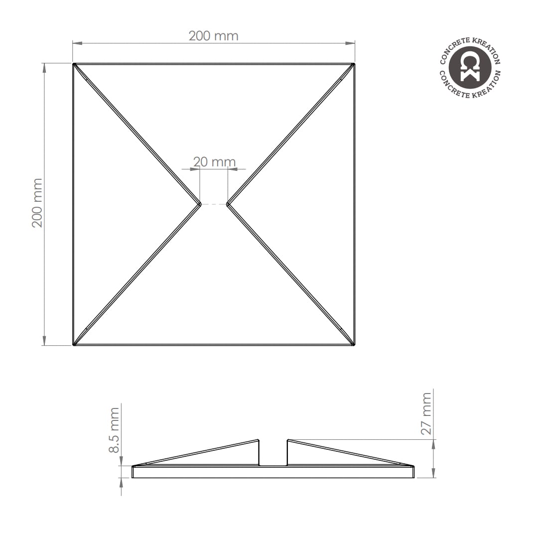 Tokyo - Concrete 3D wall tiles | UHPC Tiles | Interior & Exterior Wall Tiles | Set of 10pcs