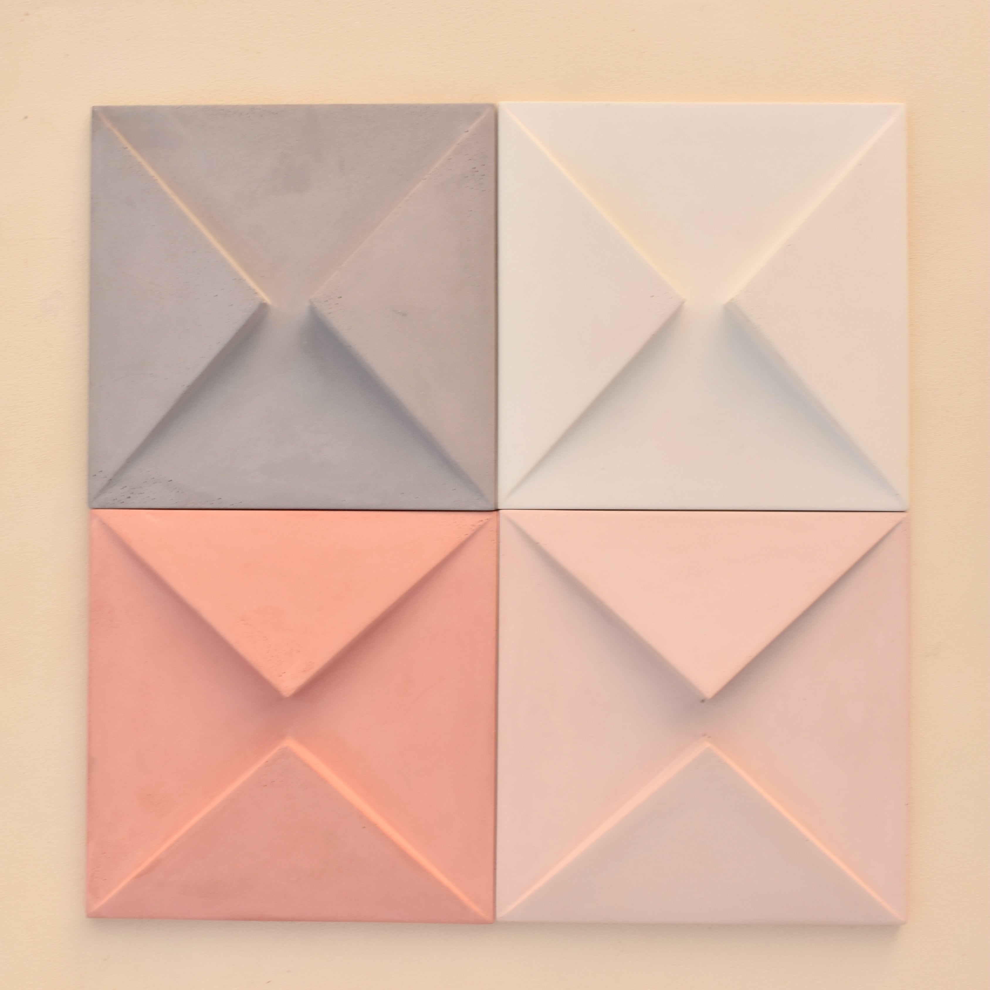 Tokyo - Concrete 3D wall tiles | UHPC Tiles | Interior & Exterior Wall Tiles | Set of 10pcs