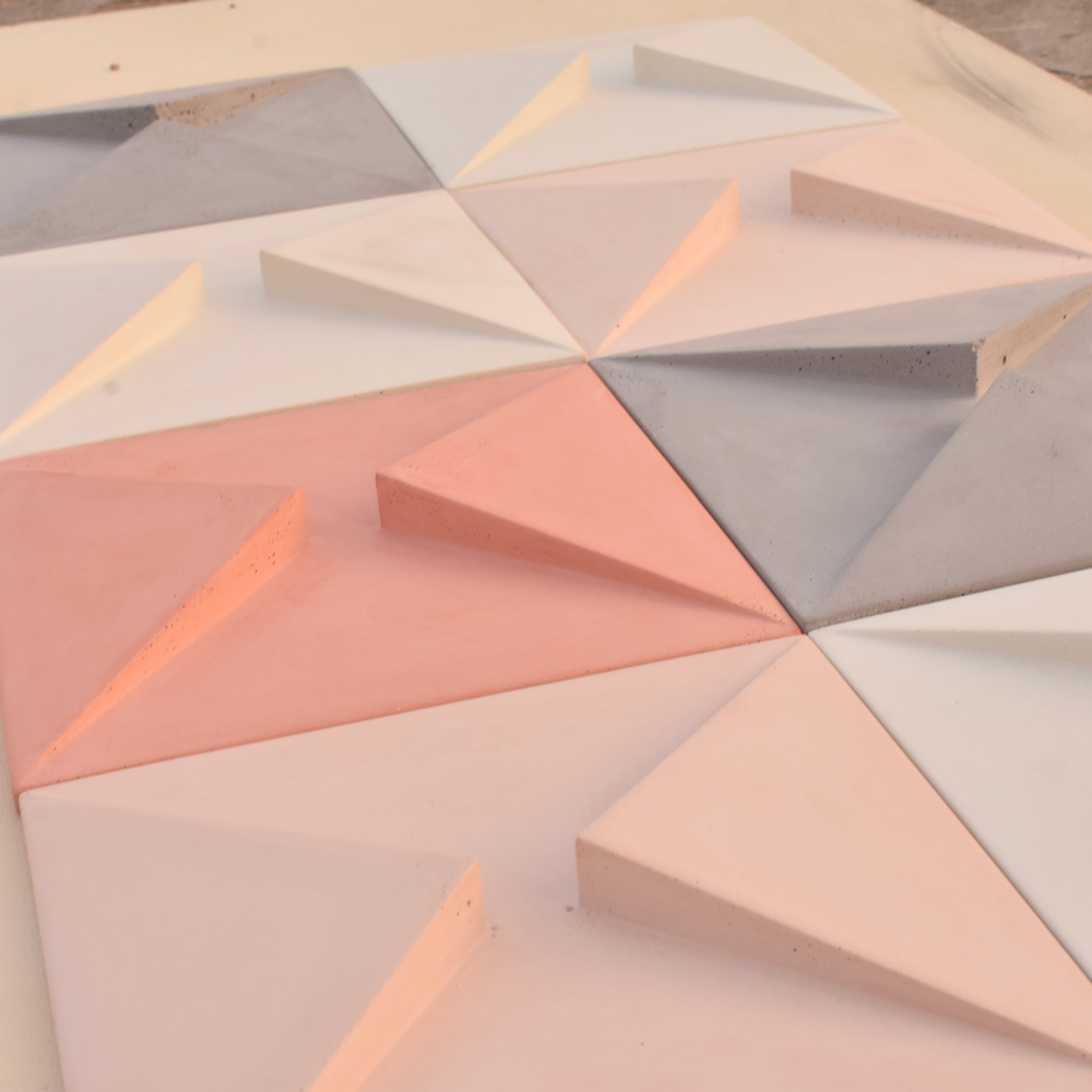 Tokyo - Concrete 3D wall tiles | UHPC Tiles | Interior & Exterior Wall Tiles | Set of 10pcs