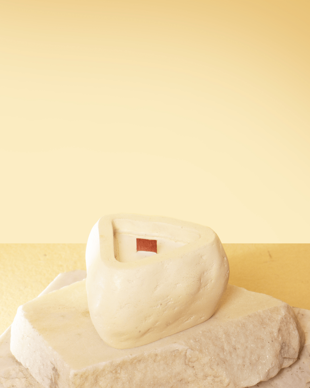 VANTA - Stone Texture | Empty Concrete Candle Jar for Candle Making Wholesale | Set of 10