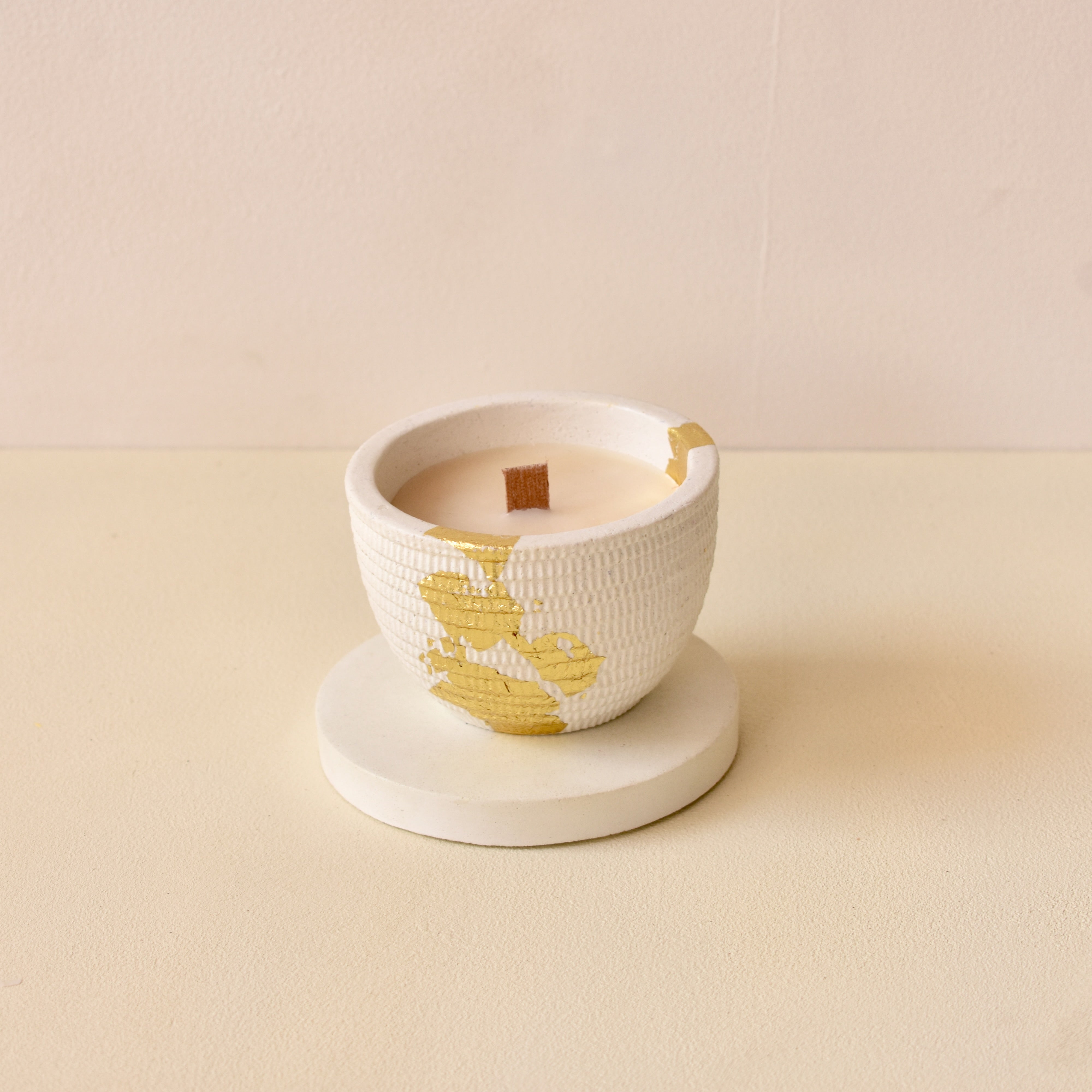 Anna - 100ml | Premium Handmade Concrete Candle Jar (Empty) for Candle Making Wholesale