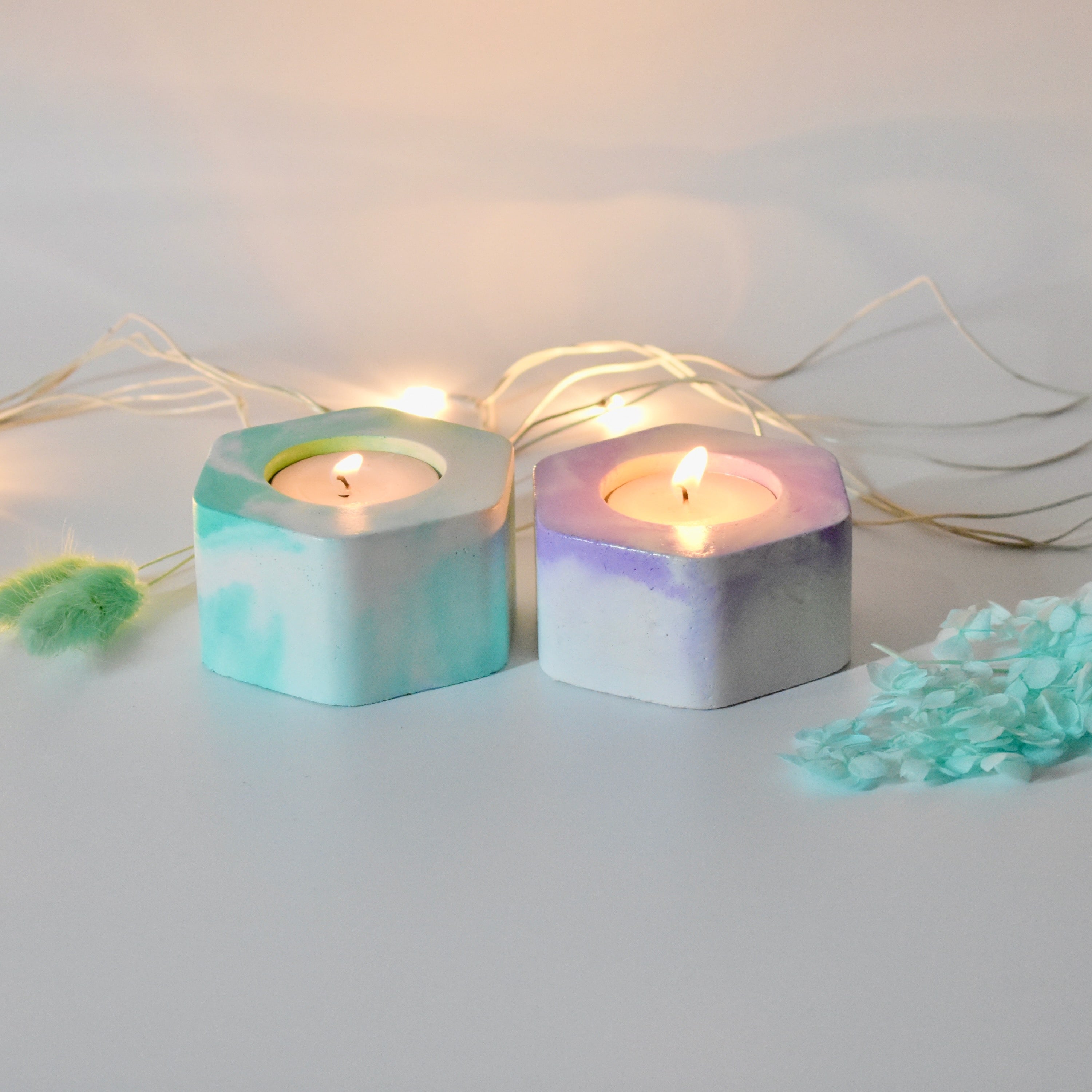 Nic - Concrete Handmade Premium Tea Light Holders