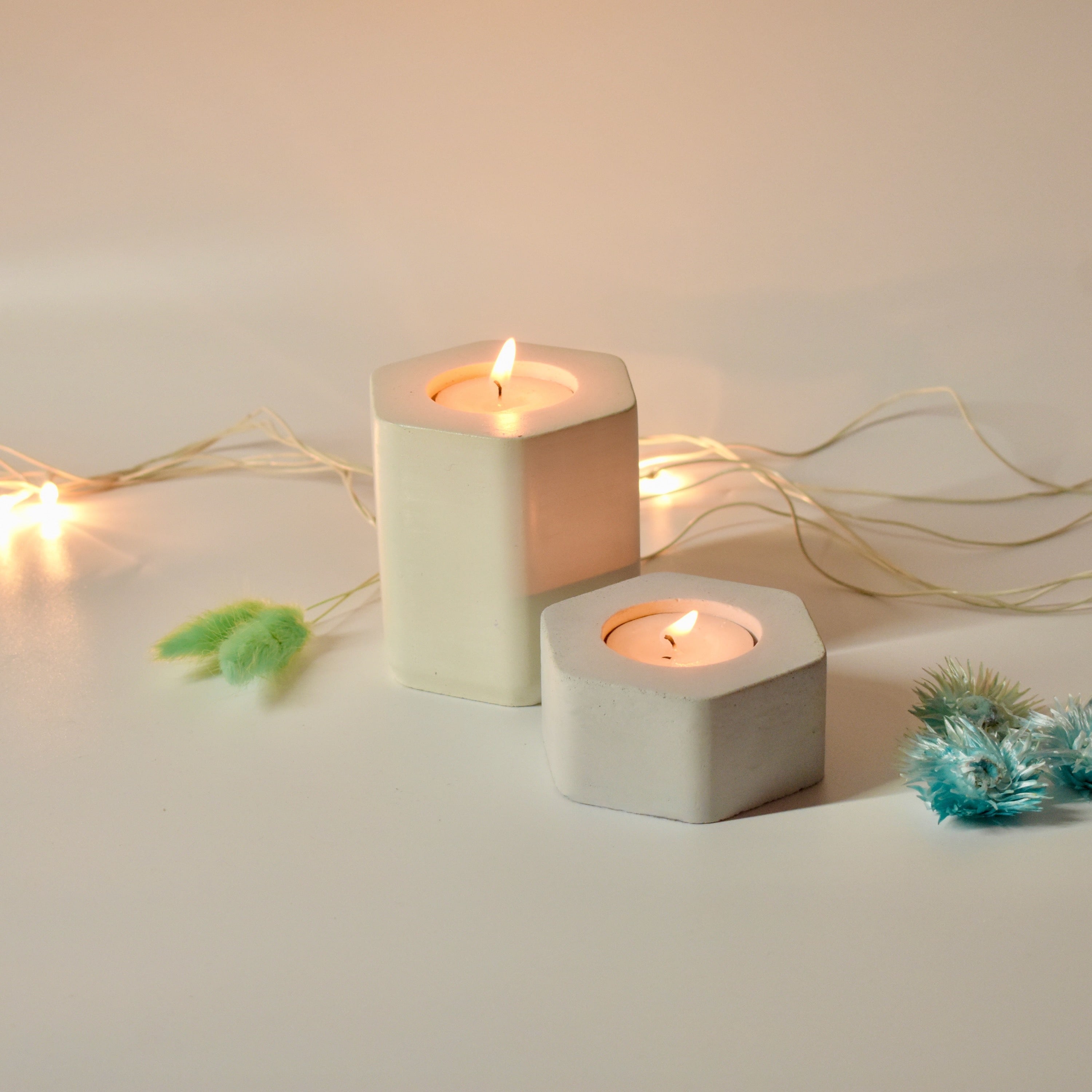 Nic - Concrete Handmade Premium Tea Light Holders