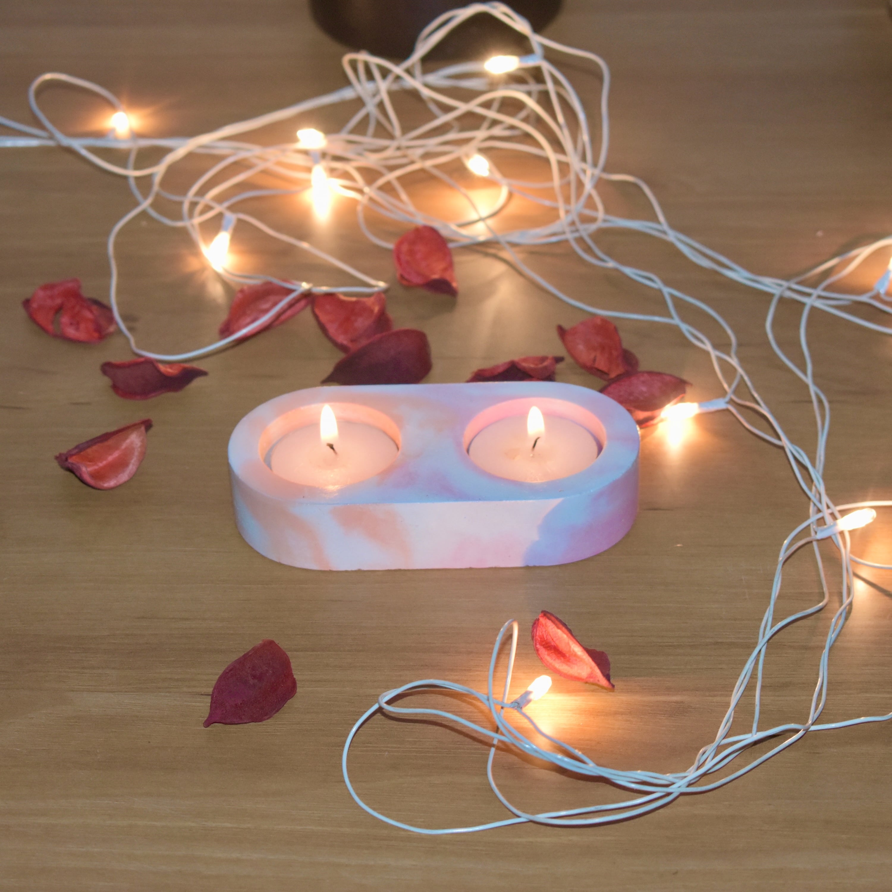 Roy - 2 Holes Tea Light Candle Holder