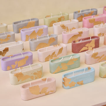 Alf - 30ml Handmade Premium Empty Concrete Candle Jar for Wholesale