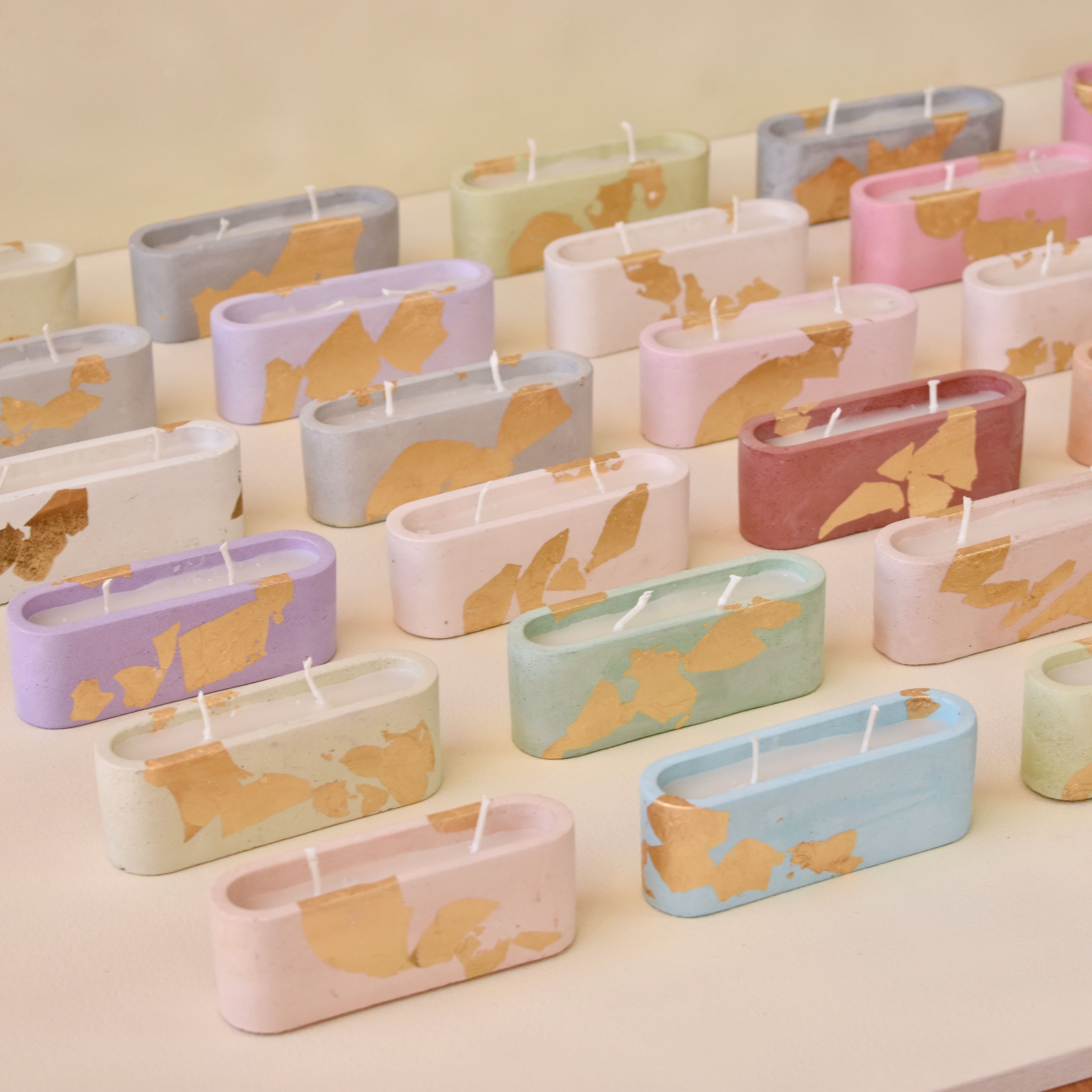 Alf - 30ml Handmade Premium Empty Concrete Candle Jar for Wholesale