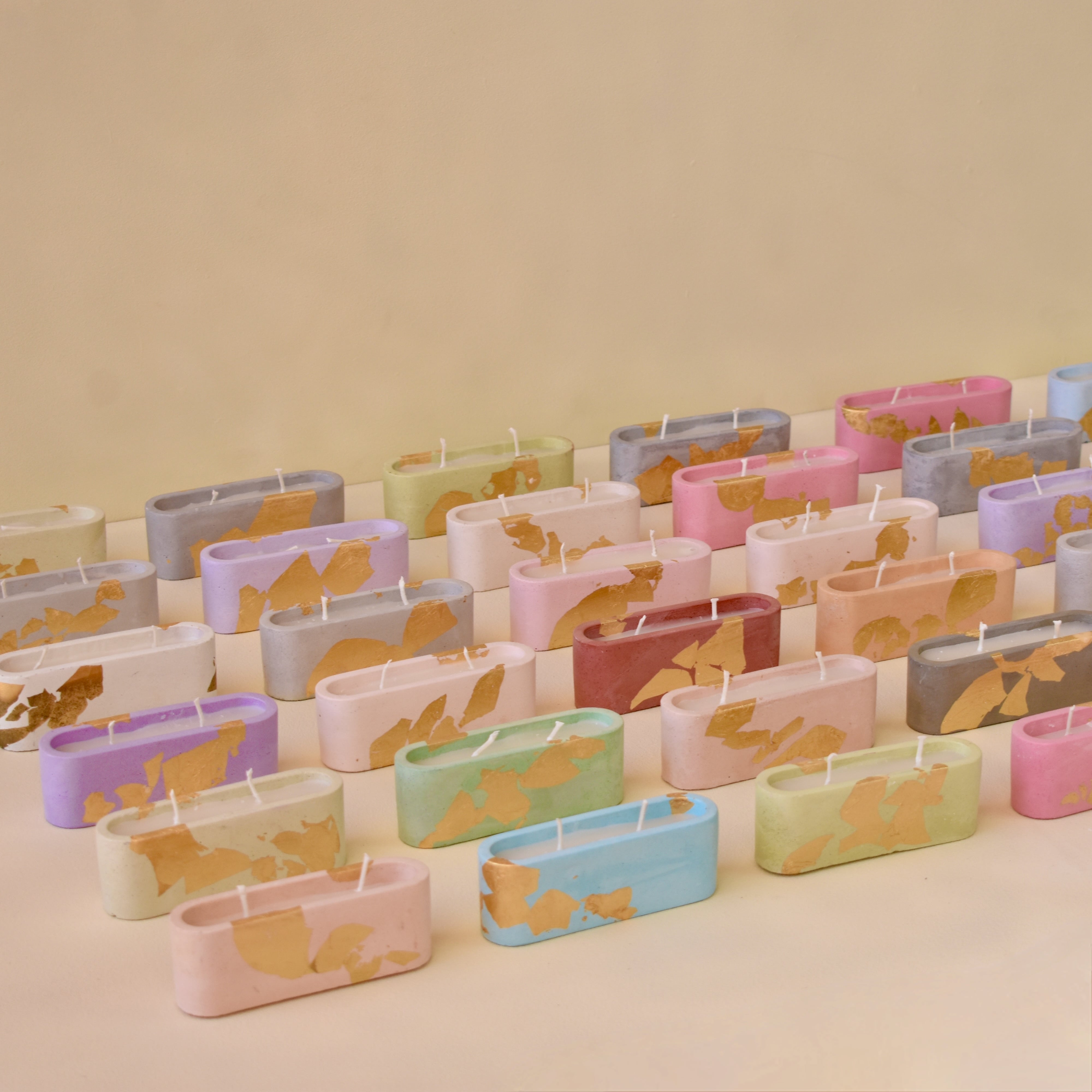 Alf - 30ml Handmade Premium Empty Concrete Candle Jar for Wholesale