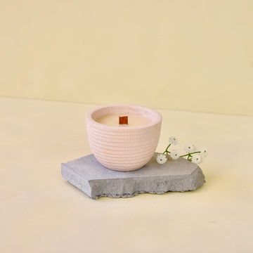Anna - 100ml | Premium Handmade Concrete Candle Jar (Empty) for Candle Making Wholesale