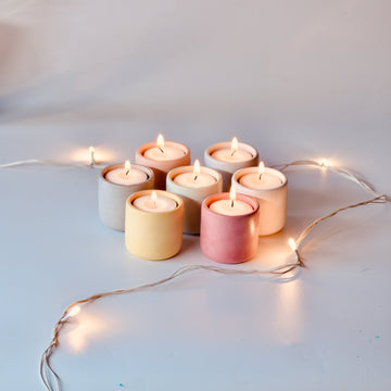 Ari - Handmade Premium Concrete Tea Light Candle Holder