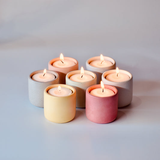 Ari - Handmade Premium Concrete Tea Light Candle Holder