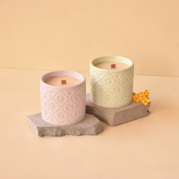 Quinn - 250ml | Premium Handmade Concrete Candle Jar (Empty) for Candle Making Wholesale