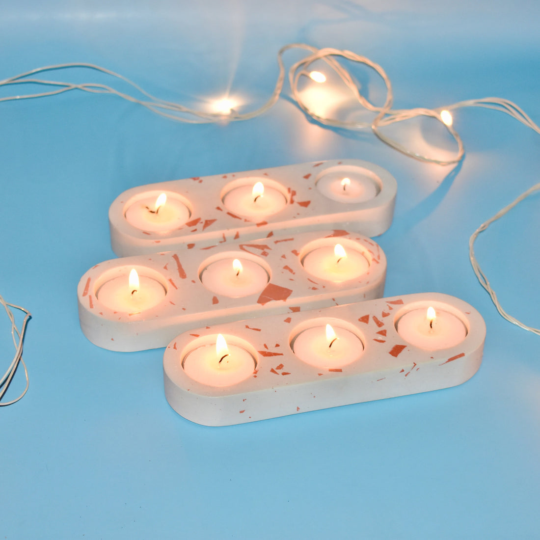 Roy - 3 Holes Tea Light Candle Holder