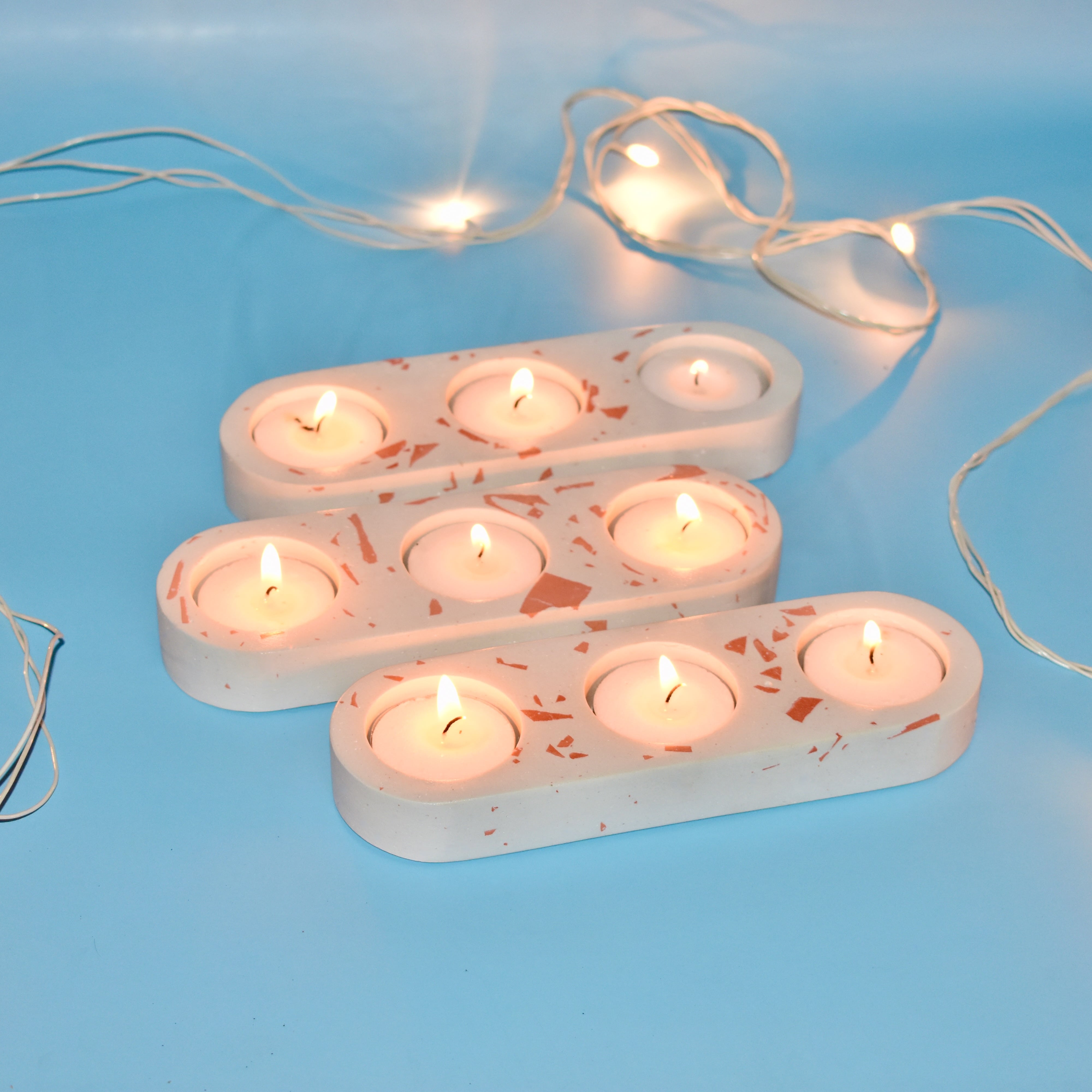 Roy - 3 Holes Tea Light Candle Holder
