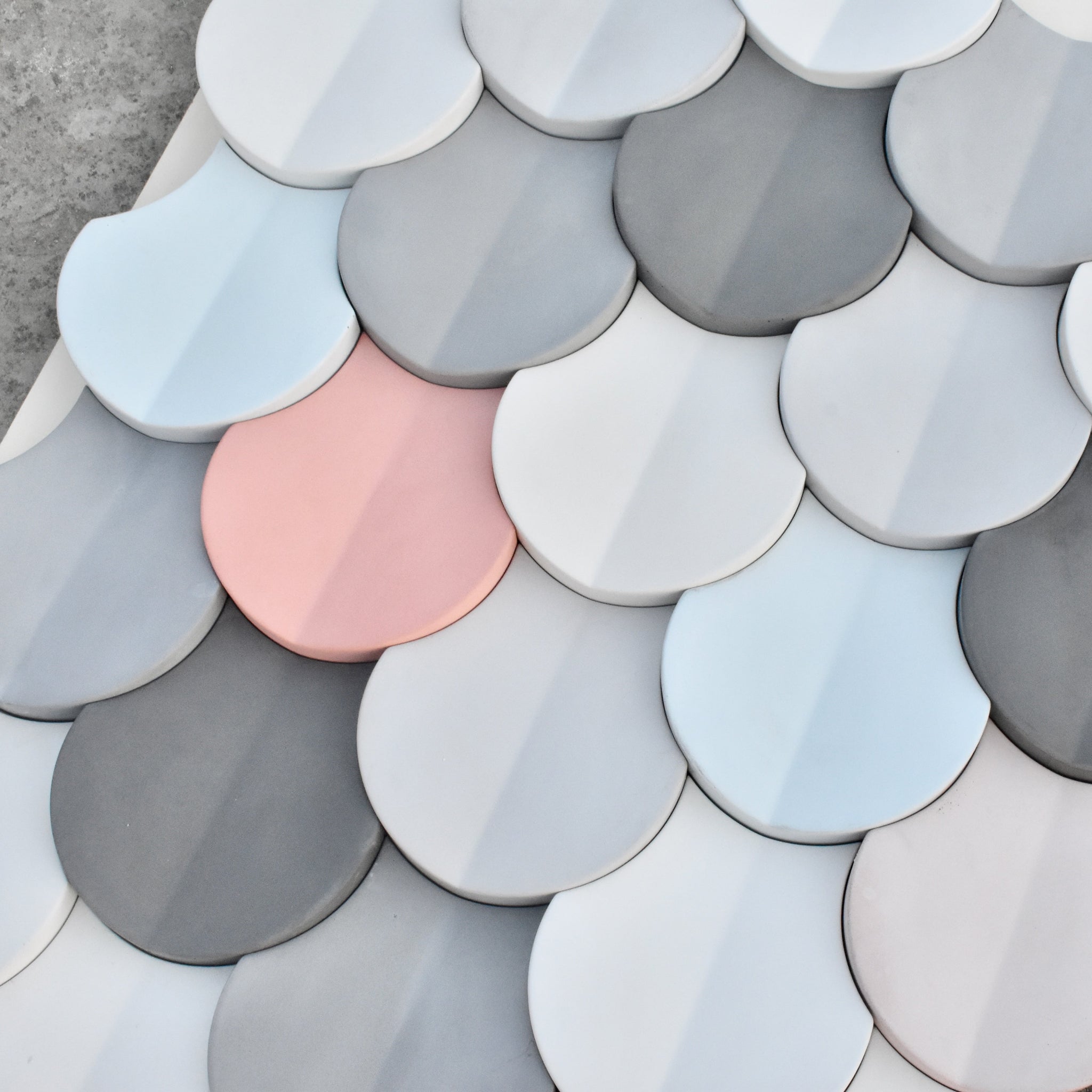 Blaze - Concrete 3D wall tiles | UHPC Tiles | Interior & Exterior Wall Tiles | Set of 10pcs