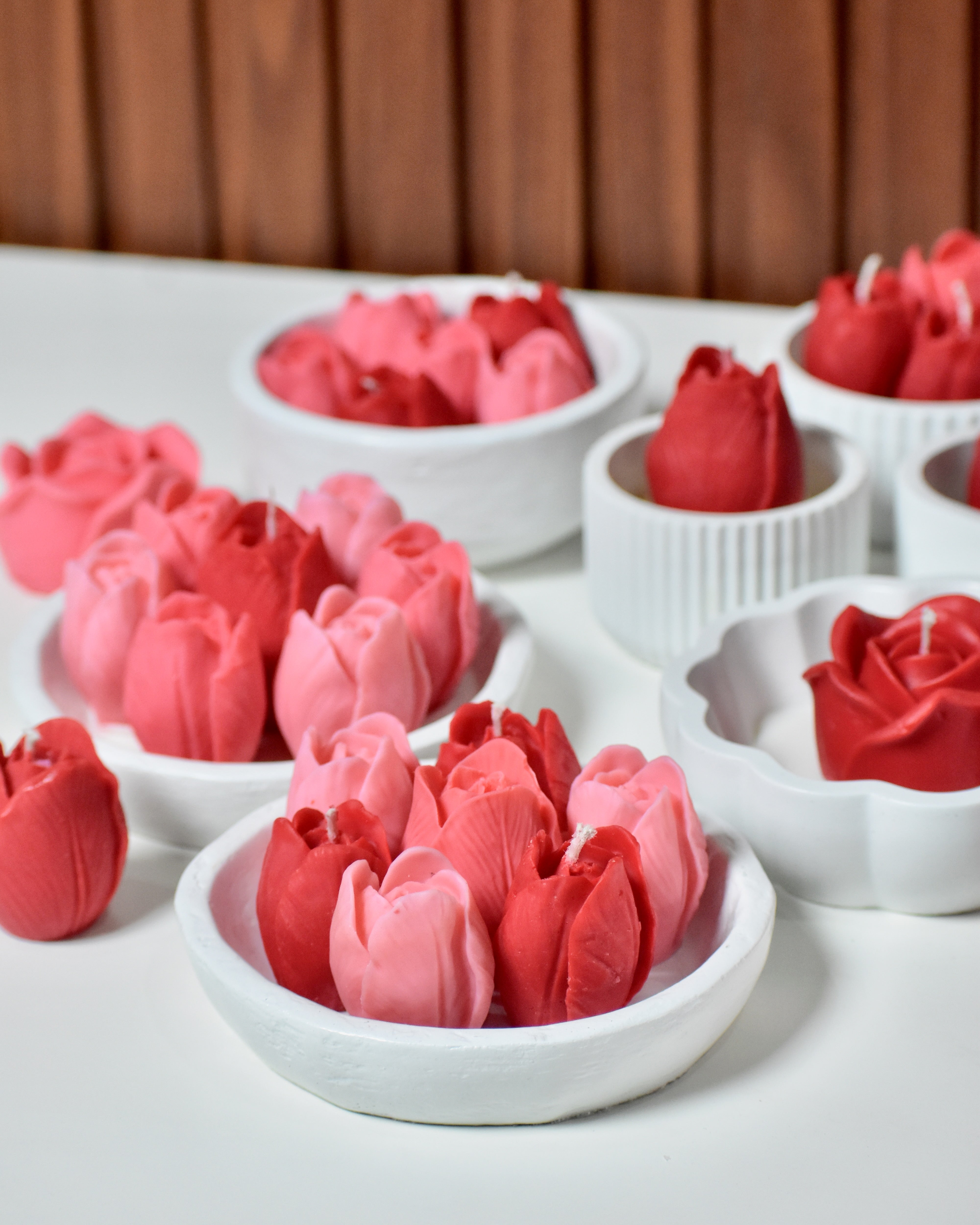 CIVIS - Floral-Inspired Empty Concrete Candle Jar