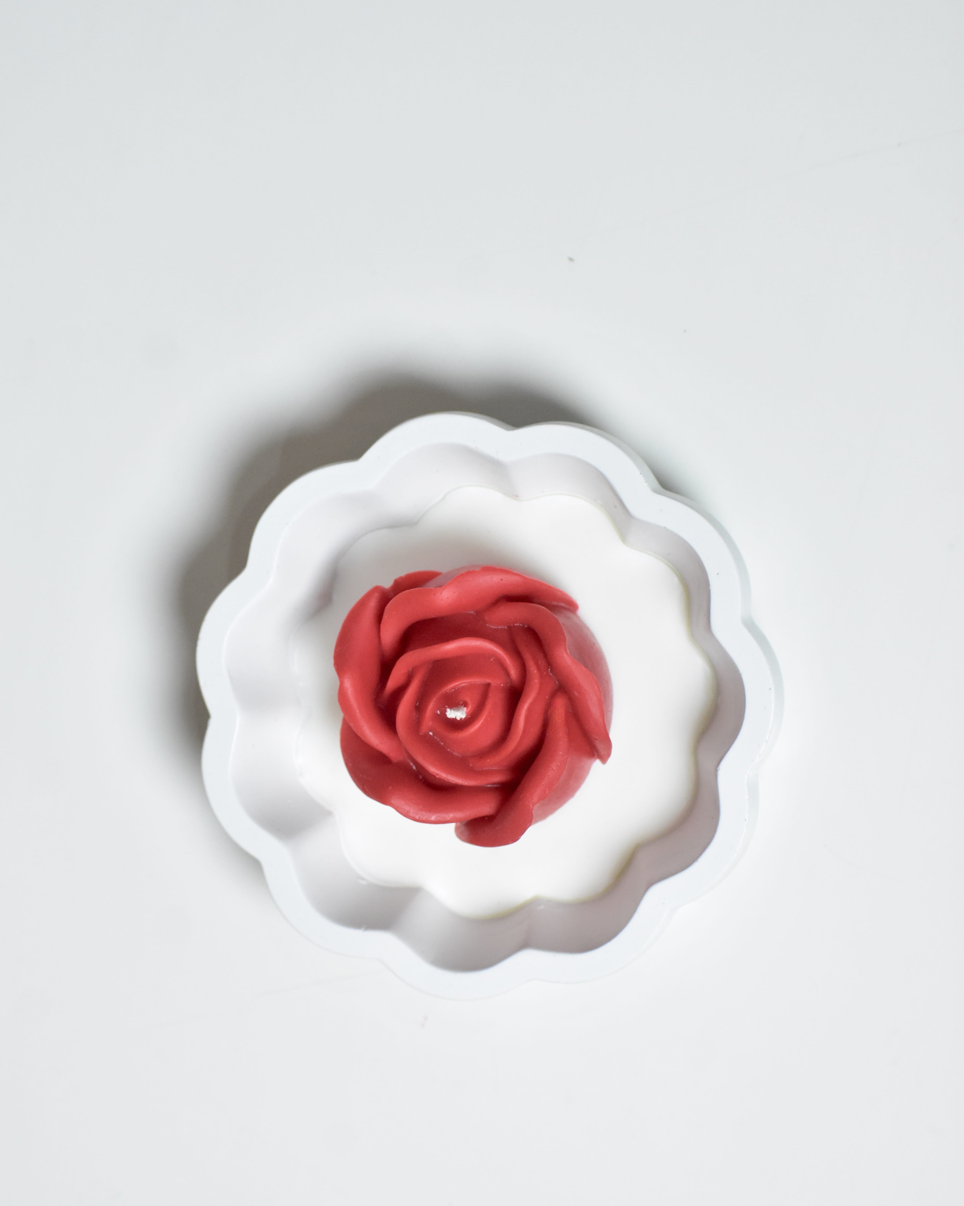 URLI - Floral-Inspired Empty Concrete Candle Jar