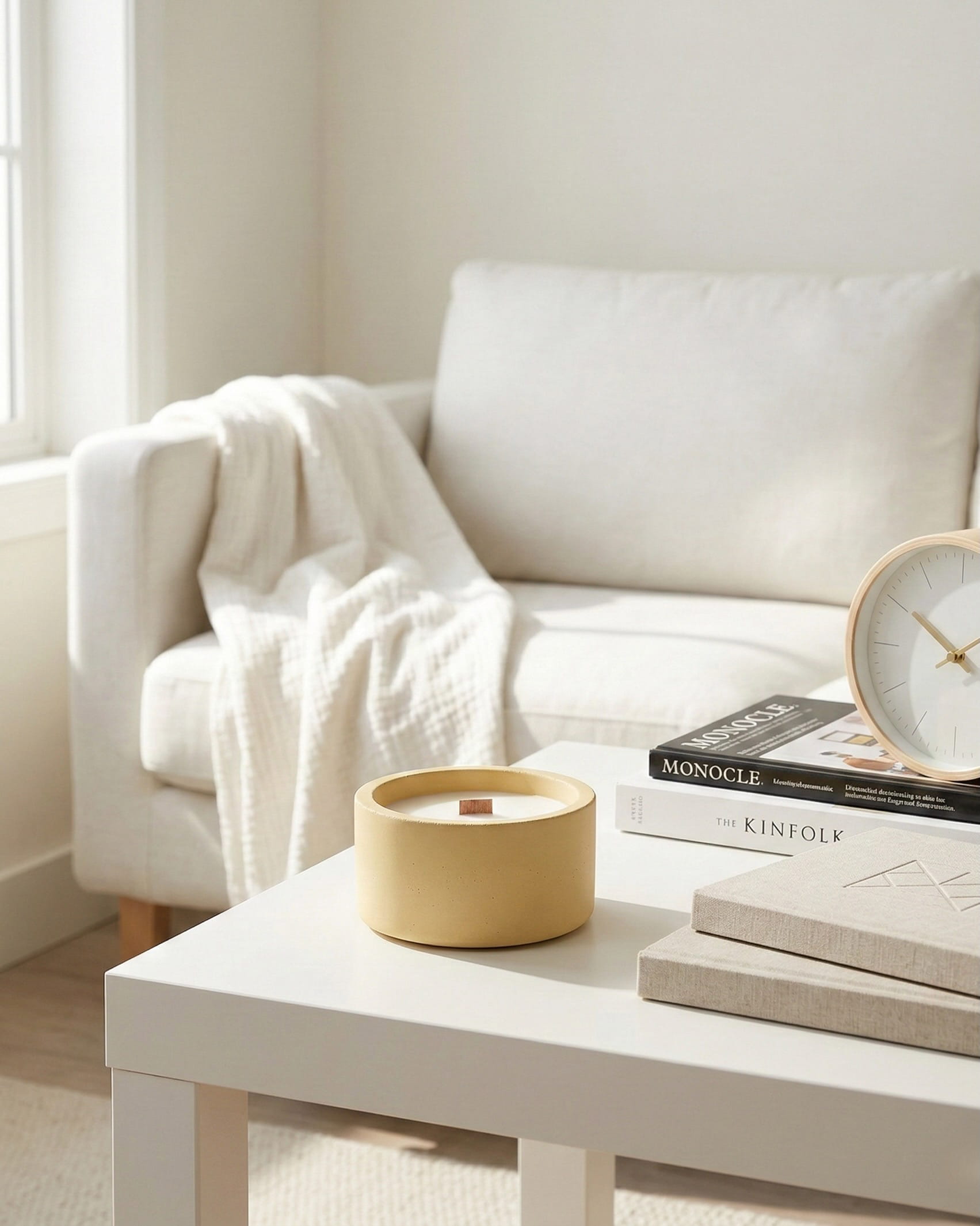 Ella - 50ml | Premium Handmade Empty Concrete Candle Jars for Wholesale