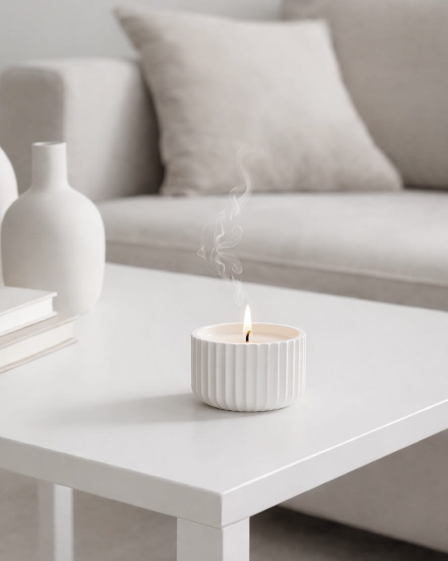 Finn | Premium Handmade Concrete Empty Candle Jar