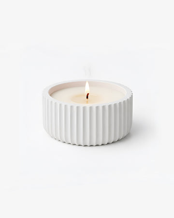 Finn Wide | Premium Handmade Concrete Empty Candle Jar