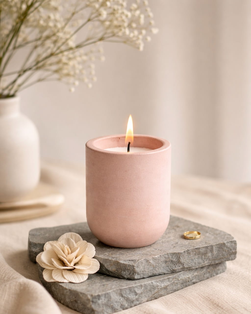 Magnus - 150ml | Handmade Premium Empty Concrete Candle Jar for Wholesale