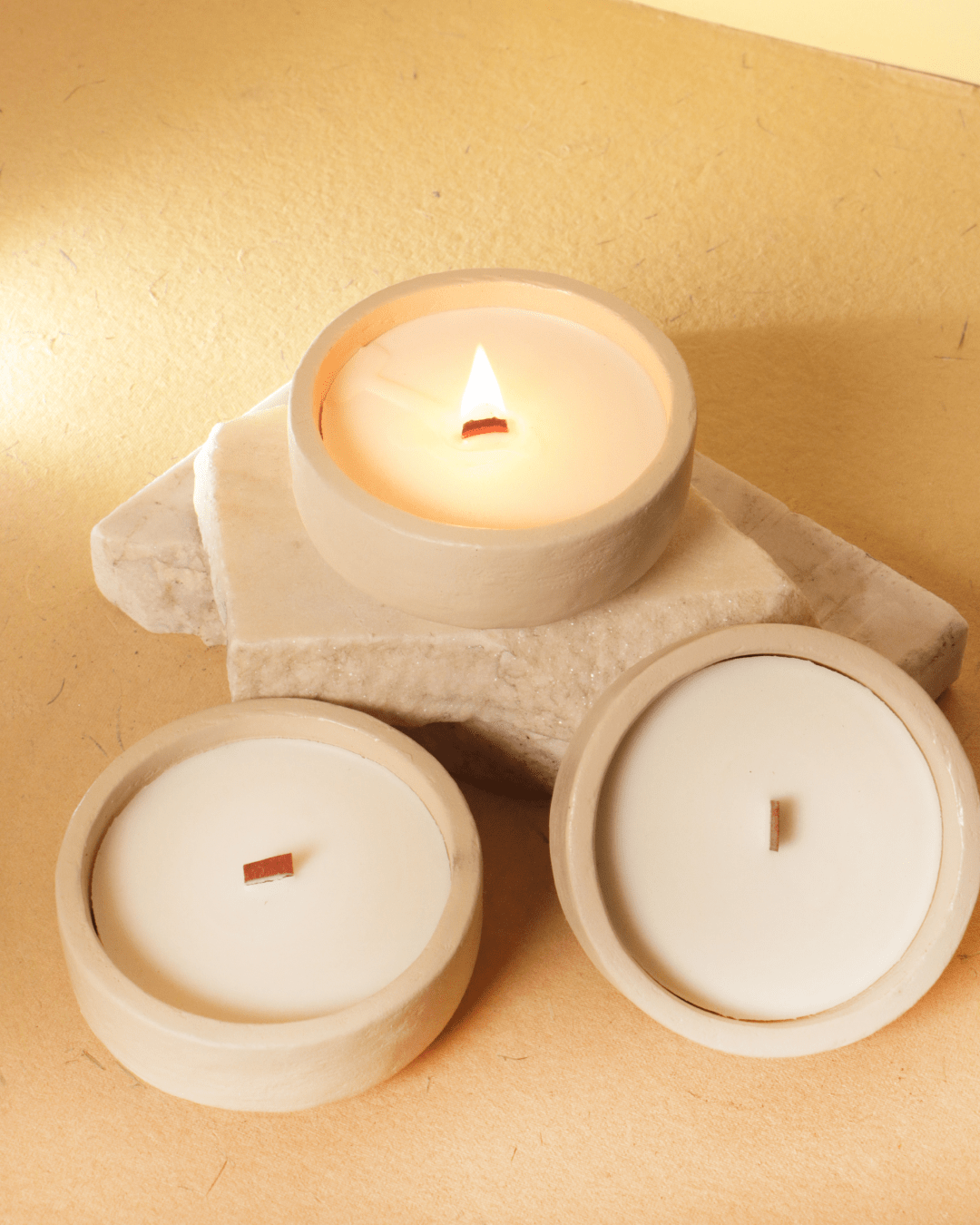 NEER - 150ml | Wholesale Empty Concrete Candle Jar | Set of 10