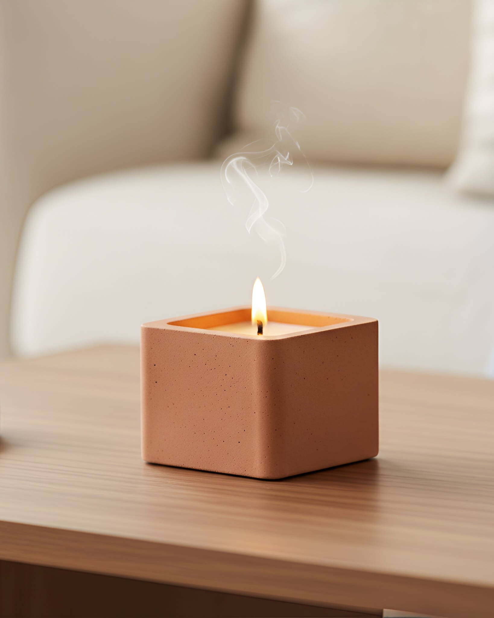 Noir | Premium Handmade Empty Concrete Candle Jars for Wholesale