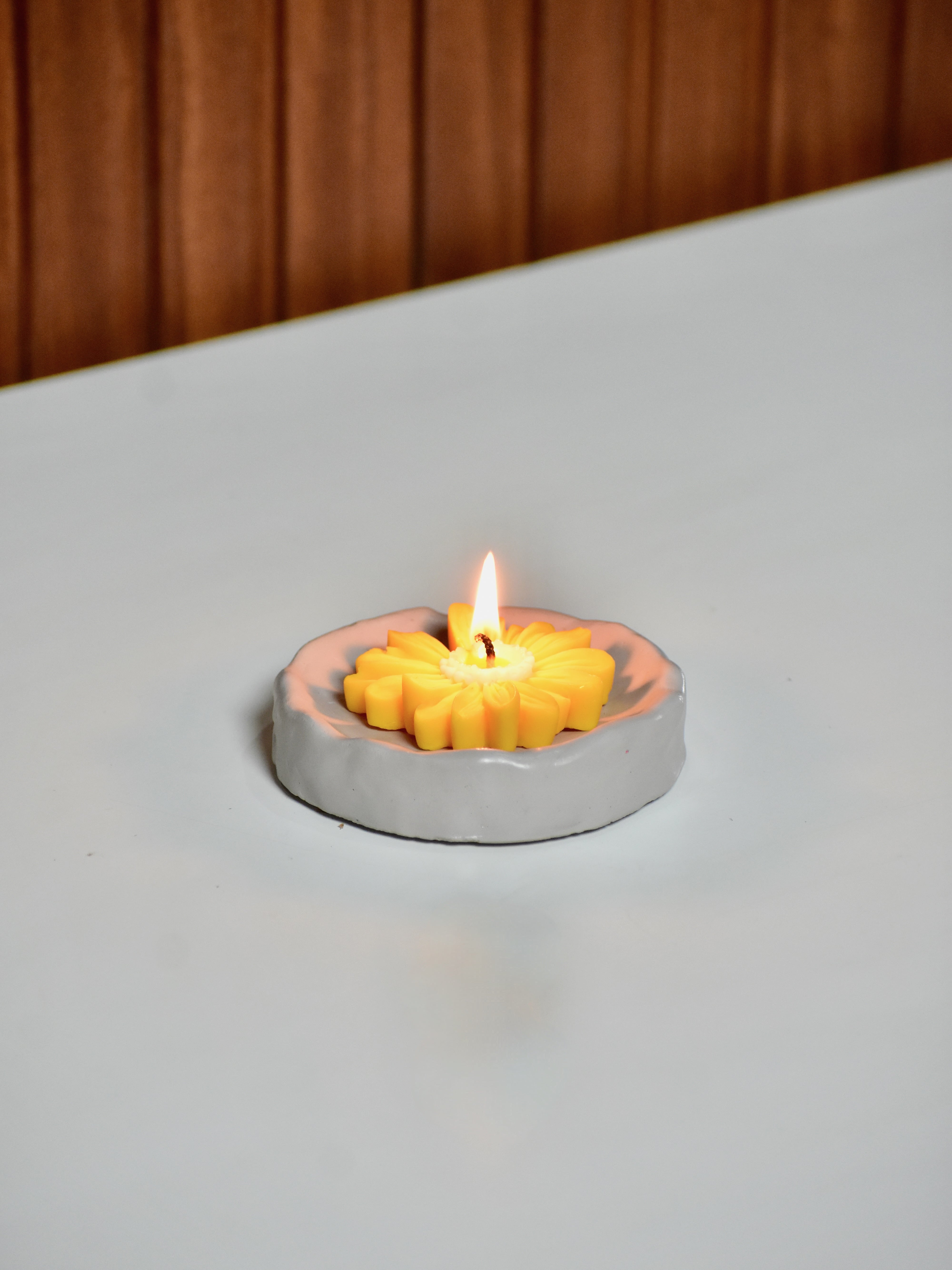 PETL - Concrete Candle Burner Base
