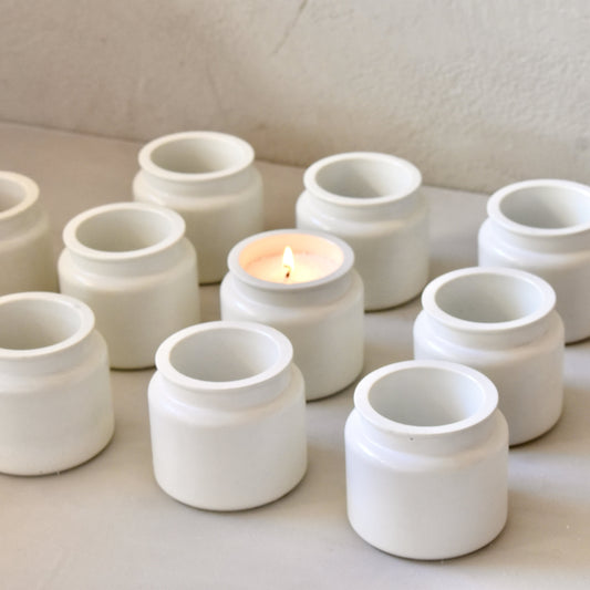 Jude - 80ml | Premium Handmade Empty Concrete Candle Jars for Wholesale