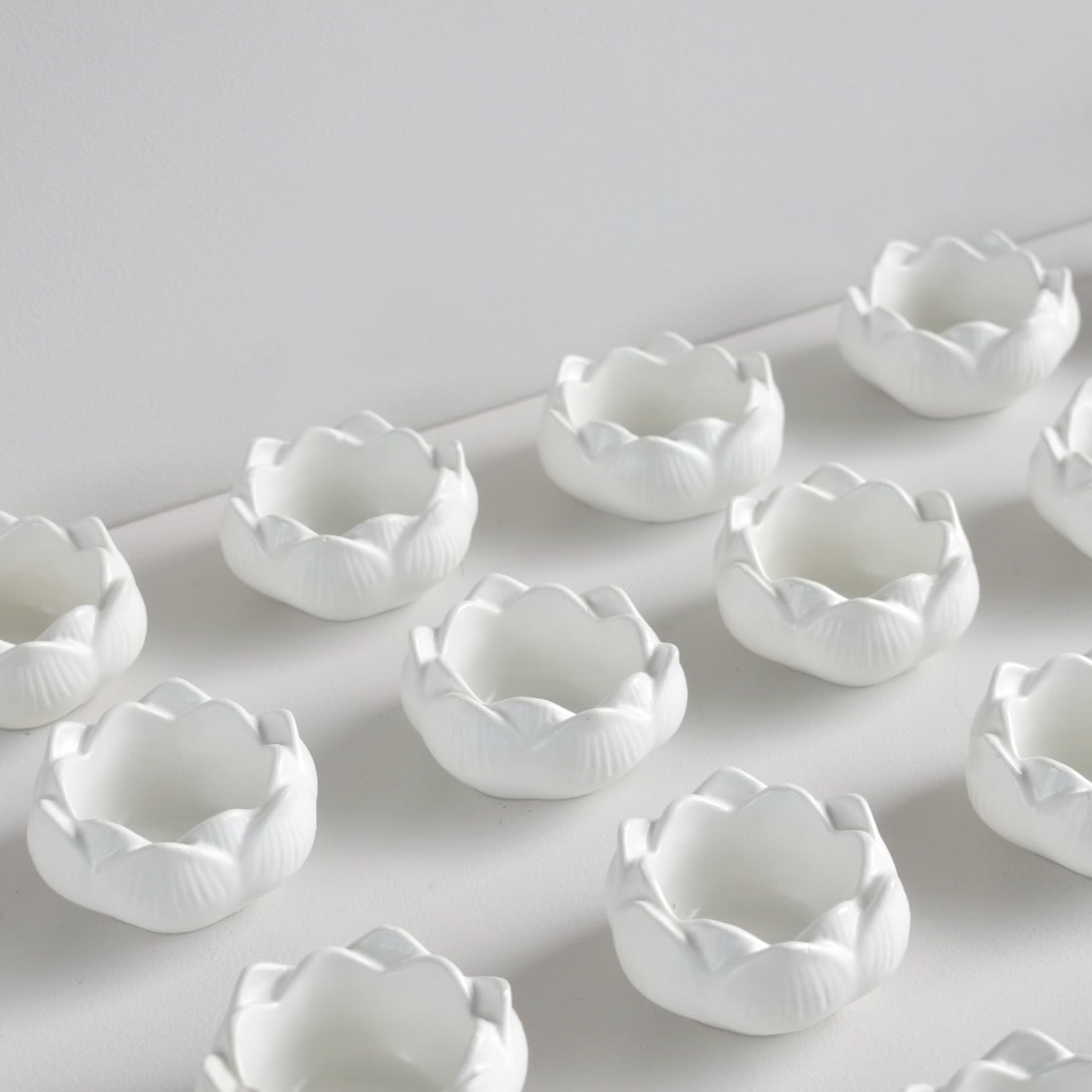 Lotus - 50ml | Wholesale Empty Concrete Candle Jar | Set of 10