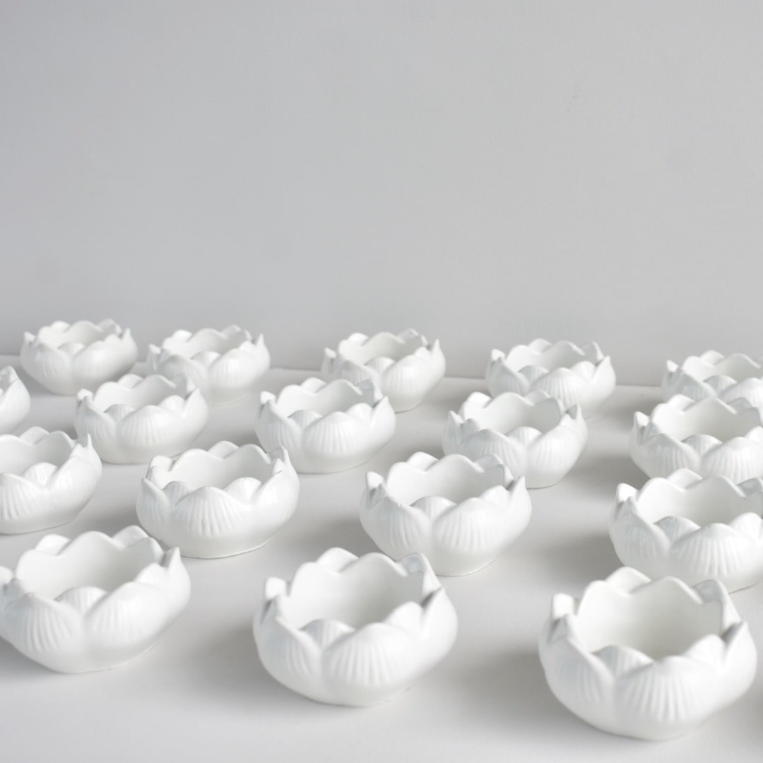 Lotus - 50ml | Wholesale Empty Concrete Candle Jar | Set of 10