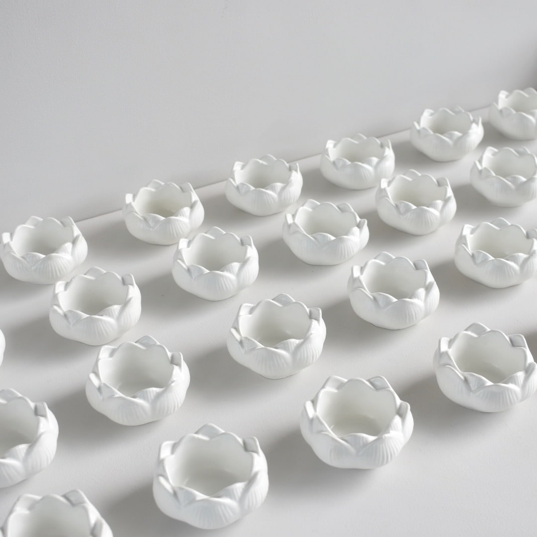 Lotus - 50ml | Wholesale Empty Concrete Candle Jar | Set of 10
