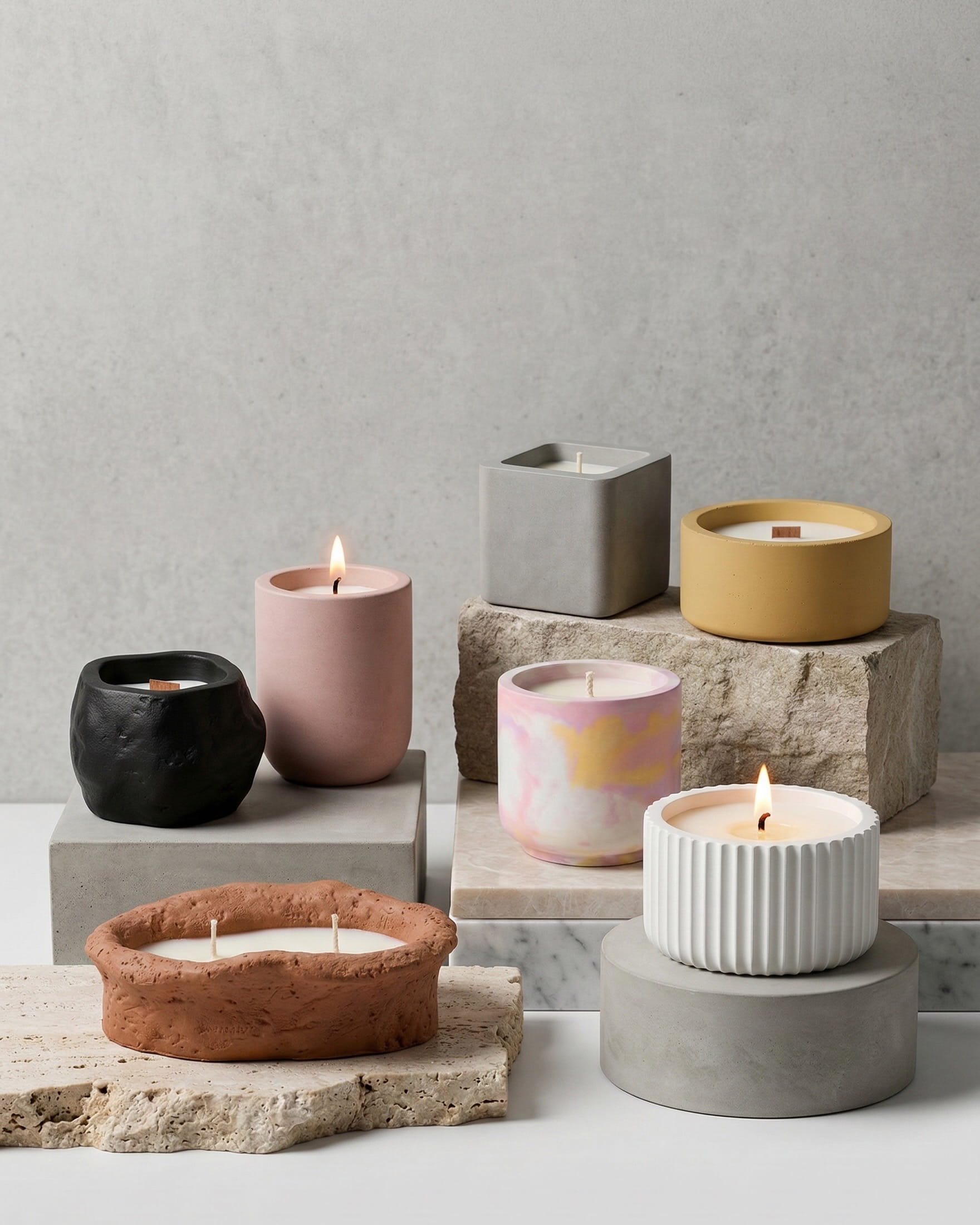 Buy Sample of Empty Concrete Candle Jar
