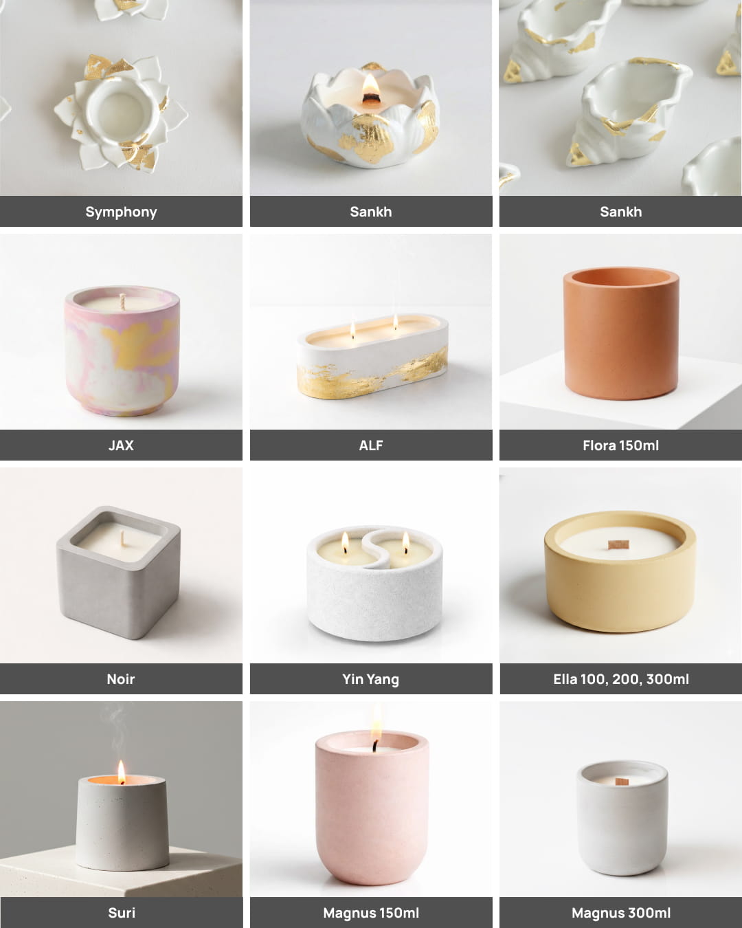 Buy Sample of Empty Concrete Candle Jar