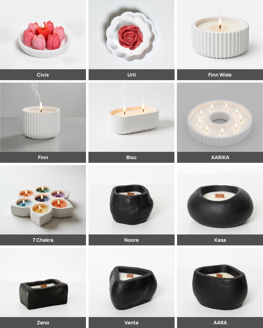 Buy Sample of Empty Concrete Candle Jar
