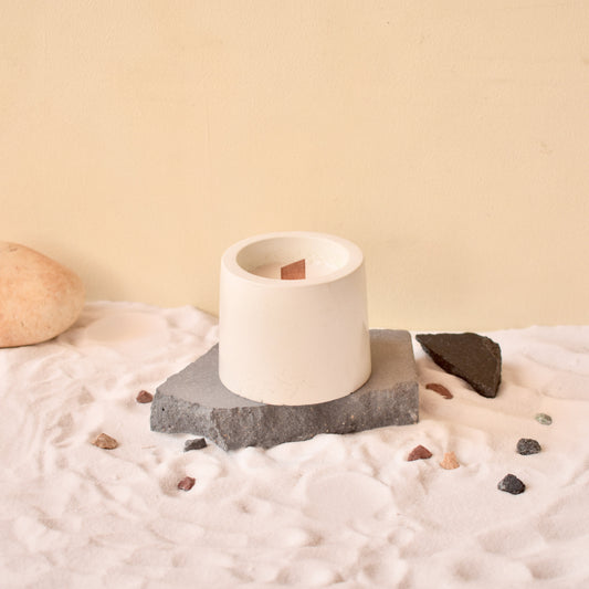 Suri Concrete Candle Jar