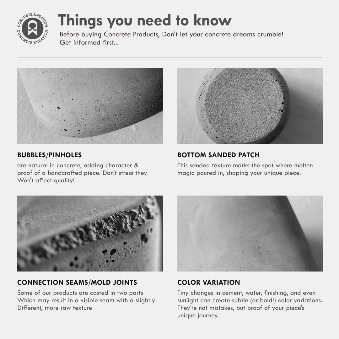 Sankh - 50ml | Wholesale Empty Concrete Candle Jar | Set of 10
