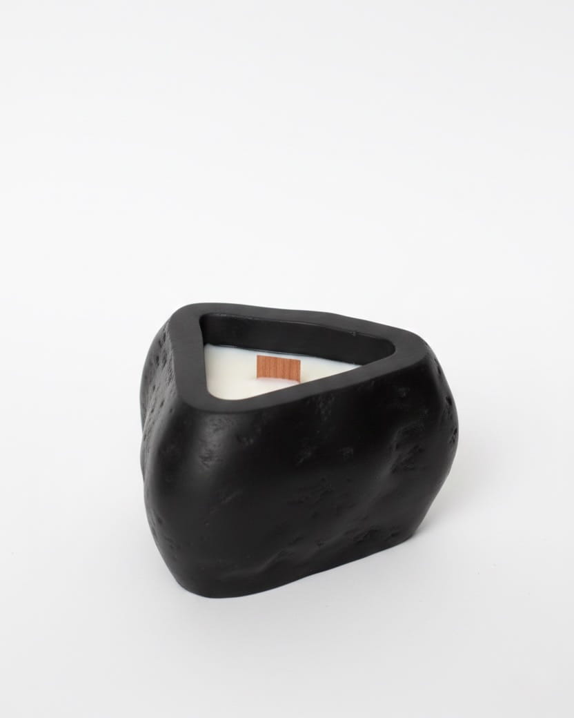 VANTA - Stone Texture | Empty Concrete Candle Jar for Candle Making Wholesale | Set of 10