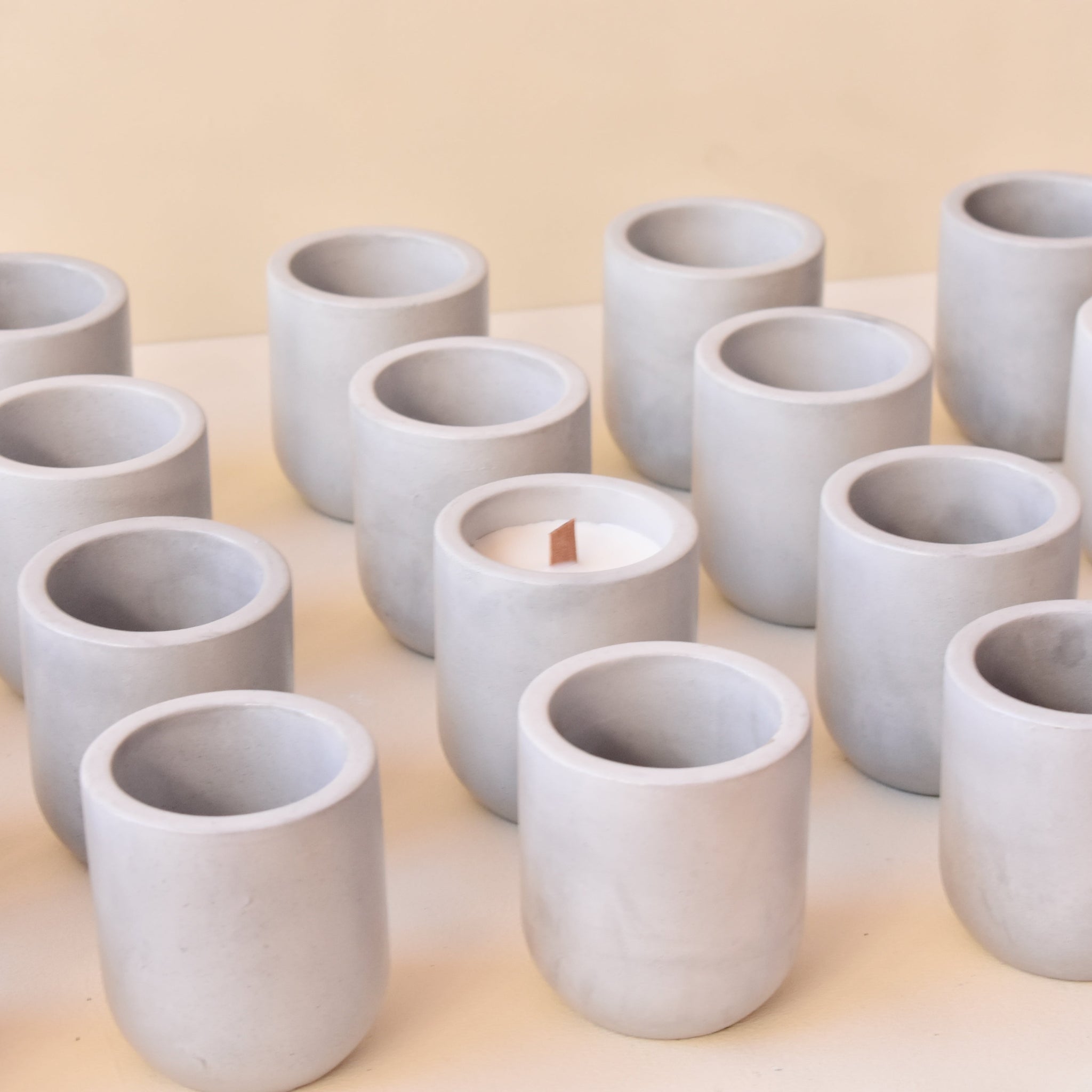 Magnus - 150ml | Handmade Premium Empty Concrete Candle Jar for Wholesale