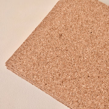 Natural Cork Sheet for Craft Products | 2mm | Non-self Adhesive | A4 Size Sheet | Set of 5