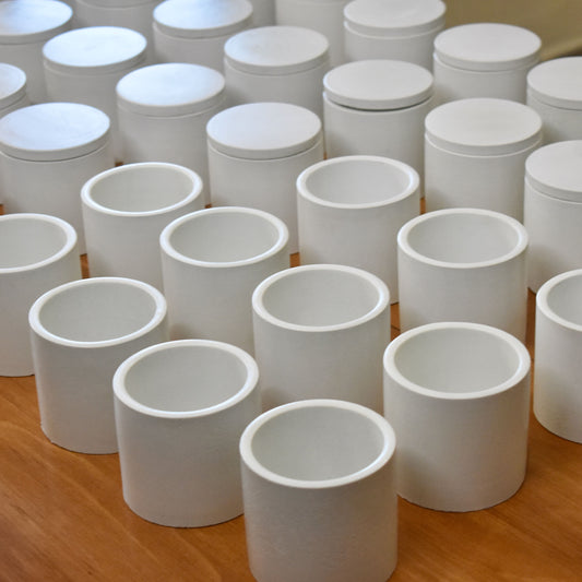 Flora - 150ml | Premium Handmade Empty Concrete Candle Jars for Wholesale